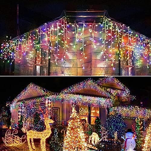 Χριστουγεννιάτικα Λαμπάκια Βροχή 5m - 168 LED Πολύχρωμου Φωτισμού Εσωτερικού & Εξωτερικού Χώρου Χριστουγεννιάτικα Λαμπάκια Βροχή 5m - 168 LED Πολύχρωμου Φωτισμού Εσωτερικού & Εξωτερικού Χώρου