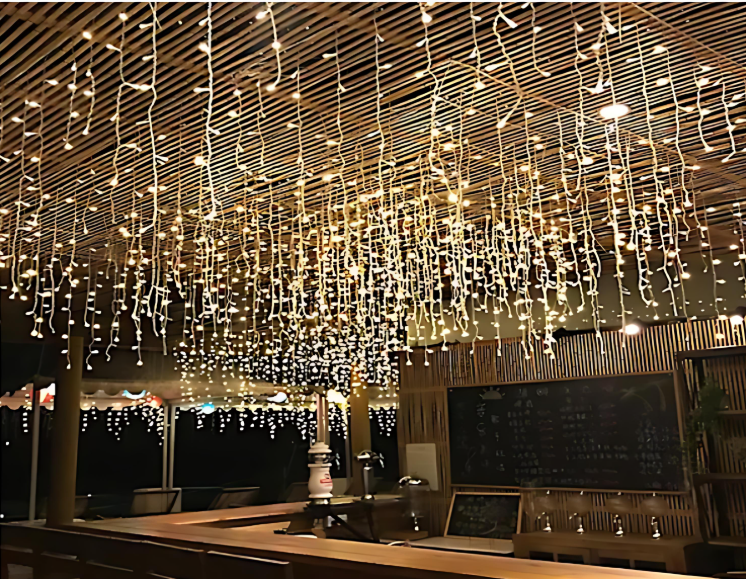 Χριστουγεννιάτικα Λαμπάκια “Βροχή” - Κουρτίνα 300 LED – 4.4m Θερμού Λευκού Φωτισμού για Μπαλκόνι και Εξωτερικό Χώρο Χριστουγεννιάτικα Λαμπάκια “Βροχή” - Κουρτίνα 300 LED – 4.4m Θερμού Λευκού Φωτισμού για Μπαλκόνι και Εξωτερικό Χώρο