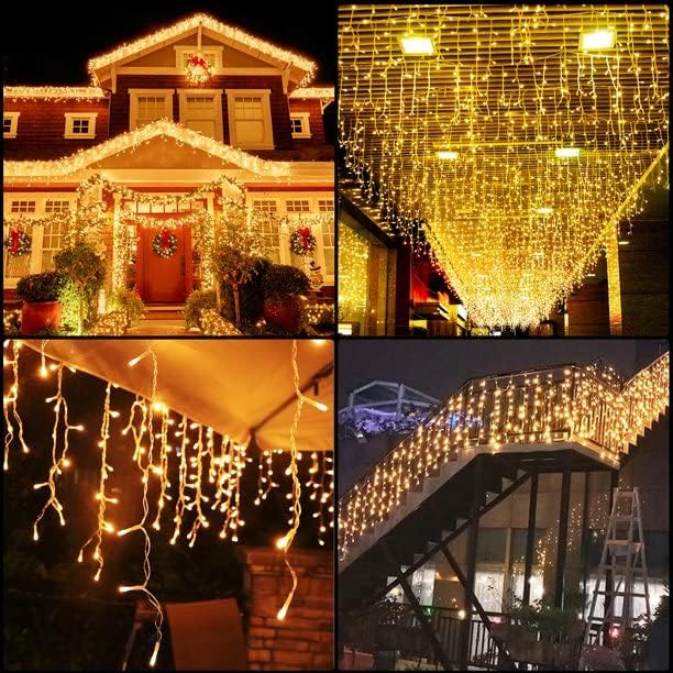 Χριστουγεννιάτικα Λαμπάκια Βροχής 100LED Θερμού Φωτισμού 1,4 x 1 m - Ιδανικά για Εσωτερικό & Εξωτερικό Χώρο Χριστουγεννιάτικα Λαμπάκια Βροχής 100LED Θερμού Φωτισμού 1,4 x 1 m - Ιδανικά για Εσωτερικό & Εξωτερικό Χώρο