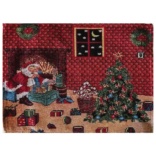 Χριστουγεννιάτικα Σουπλά-Ταπισερί Άγιος Βασίλης με τα Δώρα 4 Τεμάχια 30x45εκ. Χριστουγεννιάτικα Σουπλά-Ταπισερί Άγιος Βασίλης με τα Δώρα 4 Τεμάχια 30x45εκ.