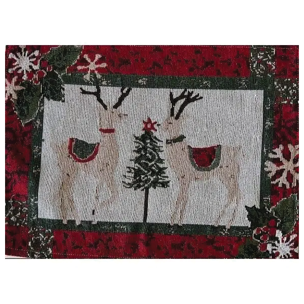 Χριστουγεννιάτικα Σουπλά-Ταπισερί με Ταράνδους και Χριστουγεννιάτικο Δέντρο 4 Τεμάχια 30x45εκ. Χριστουγεννιάτικα Σουπλά-Ταπισερί με Ταράνδους και Χριστουγεννιάτικο Δέντρο 4 Τεμάχια 30x45εκ.