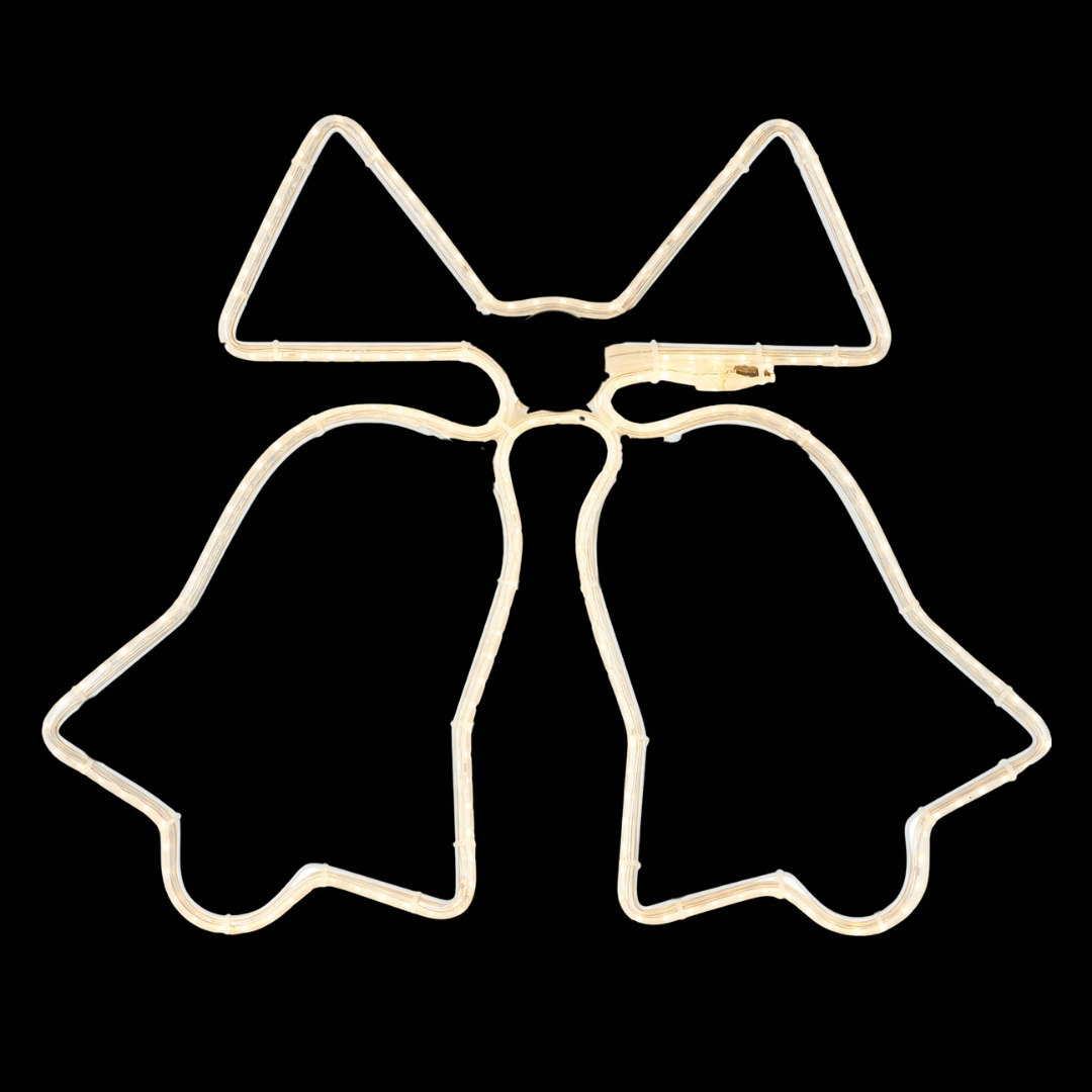 Χριστουγεννιάτικες Καμπάνες LED Φωτοσωλήνα - Θερμό Λευκό Φως 48x58cm Χριστουγεννιάτικες Καμπάνες LED Φωτοσωλήνα - Θερμό Λευκό Φως 48x58cm