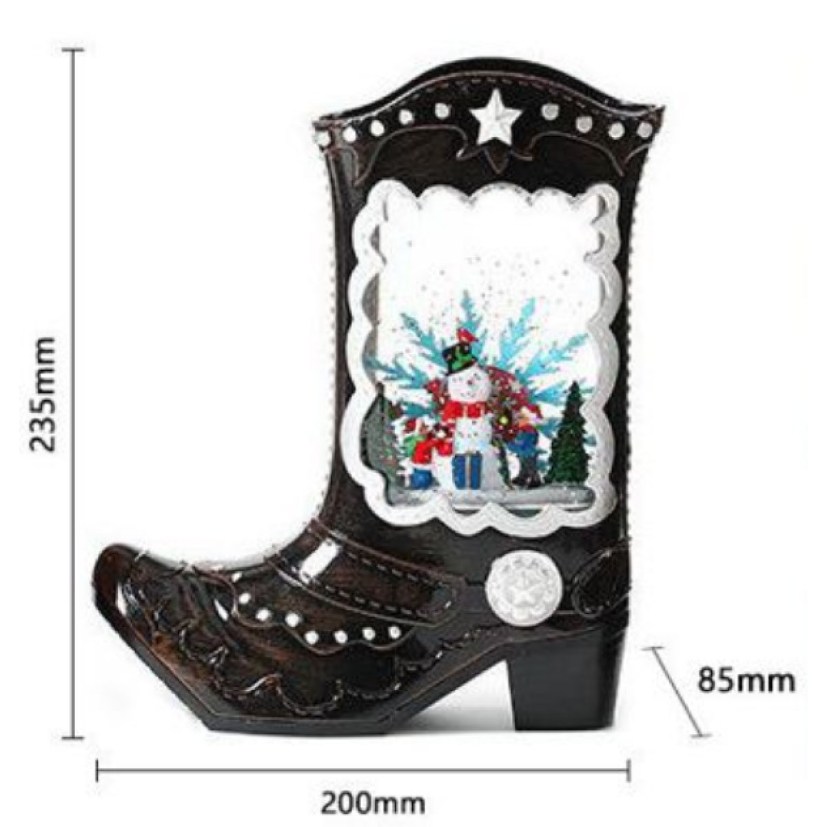 Χριστουγεννιάτικη Διακοσμητική Μπότα LED Φωτισμού με Χριστουγεννιάτικη Παράσταση Χριστουγεννιάτικη Διακοσμητική Μπότα LED Φωτισμού με Χριστουγεννιάτικη Παράσταση