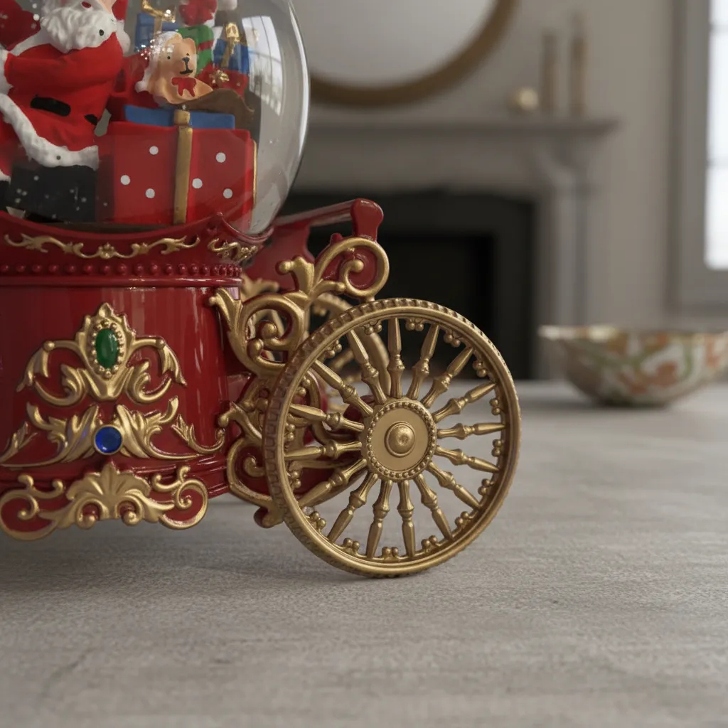 Χριστουγεννιάτικη Διακοσμητική Χιονόμπαλα Άμαξα με Άγιο Βασίλη 22.5 x 12.5 x 20cm Χριστουγεννιάτικη Διακοσμητική Χιονόμπαλα Άμαξα με Άγιο Βασίλη 22.5 x 12.5 x 20cm