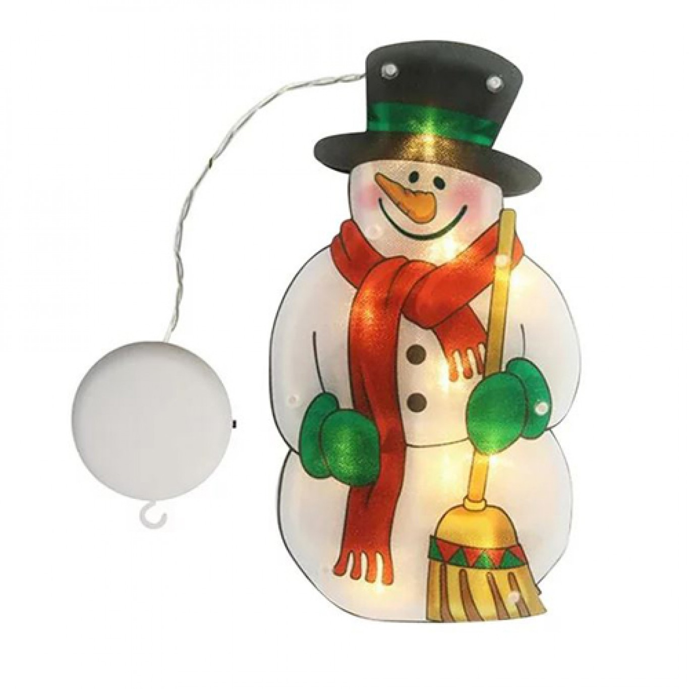 Χριστουγεννιάτικη Φωτιζόμενη Κρεμαστή Φιγούρα Χιονάνθρωπος Μπαταρίας με Βεντούζα και 10 LED 13.3x.25x2.6εκ. Χριστουγεννιάτικη Φωτιζόμενη Κρεμαστή Φιγούρα Χιονάνθρωπος Μπαταρίας με Βεντούζα και 10 LED 13.3x.25x2.6εκ.