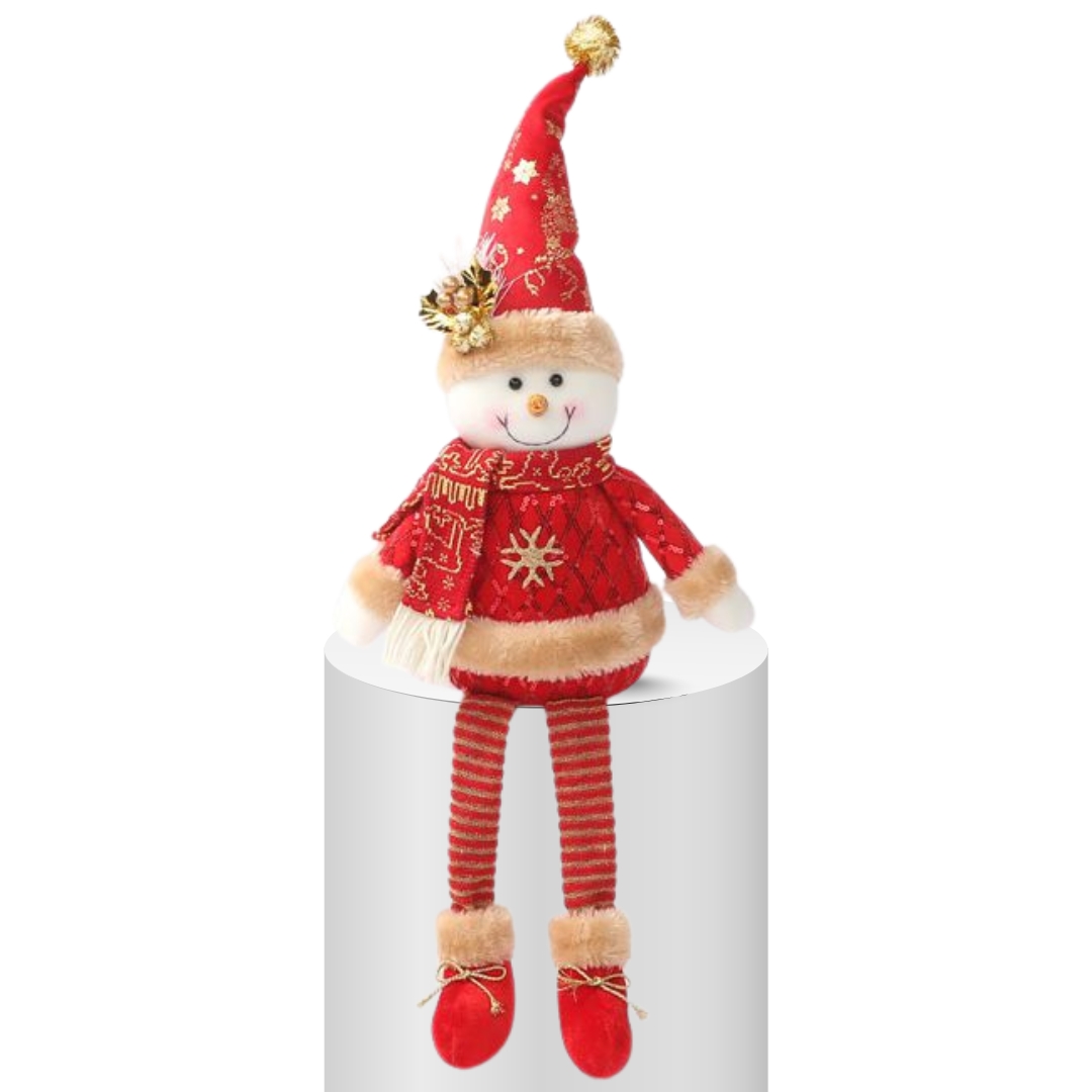 Χριστουγεννιάτικη Κούκλα Χιονάνθρωπος 55 cm Χριστουγεννιάτικη Κούκλα Χιονάνθρωπος 55 cm