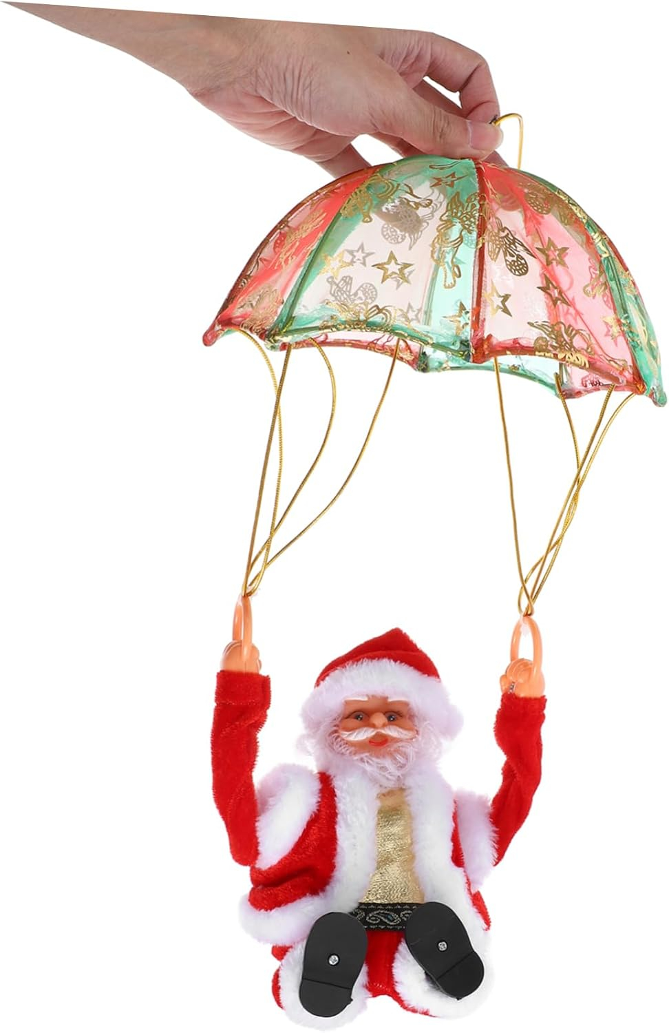 Χριστουγεννιάτικη Μουσική Φιγούρα Άγιος Βασίλης με Αλεξίπτωτο 41cm Χριστουγεννιάτικη Μουσική Φιγούρα Άγιος Βασίλης με Αλεξίπτωτο 41cm