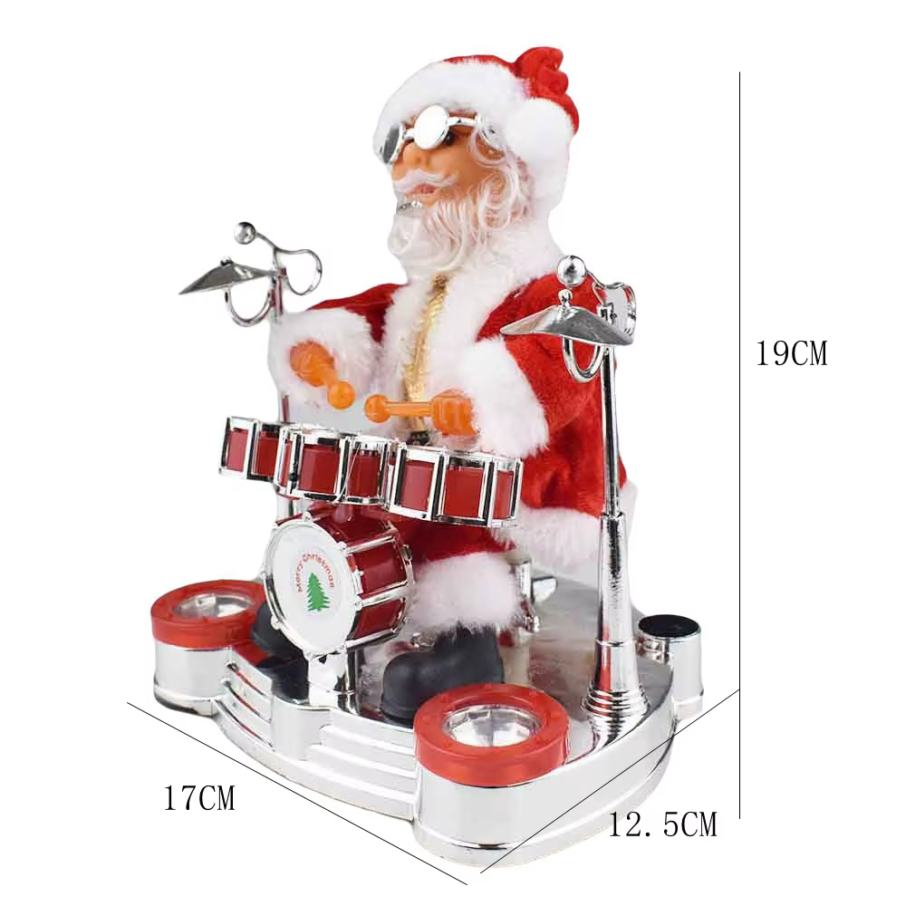 Χριστουγεννιάτικη Μουσική Φιγούρα Άγιος Βασίλης που Παίζει Μουσικό Όργανο με Κίνηση & Φως Χριστουγεννιάτικη Μουσική Φιγούρα Άγιος Βασίλης που Παίζει Μουσικό Όργανο με Κίνηση & Φως