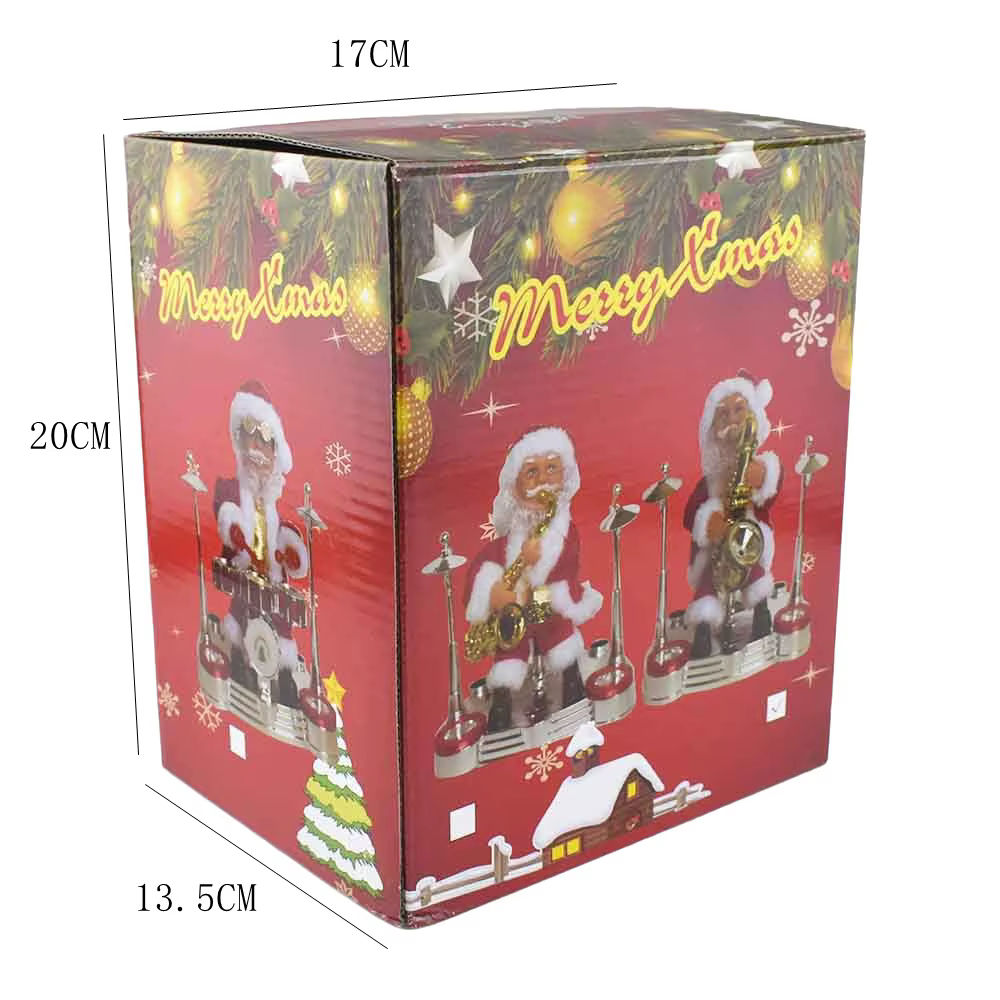 Χριστουγεννιάτικη Μουσική Φιγούρα Άγιος Βασίλης που Παίζει Μουσικό Όργανο με Κίνηση & Φως Χριστουγεννιάτικη Μουσική Φιγούρα Άγιος Βασίλης που Παίζει Μουσικό Όργανο με Κίνηση & Φως