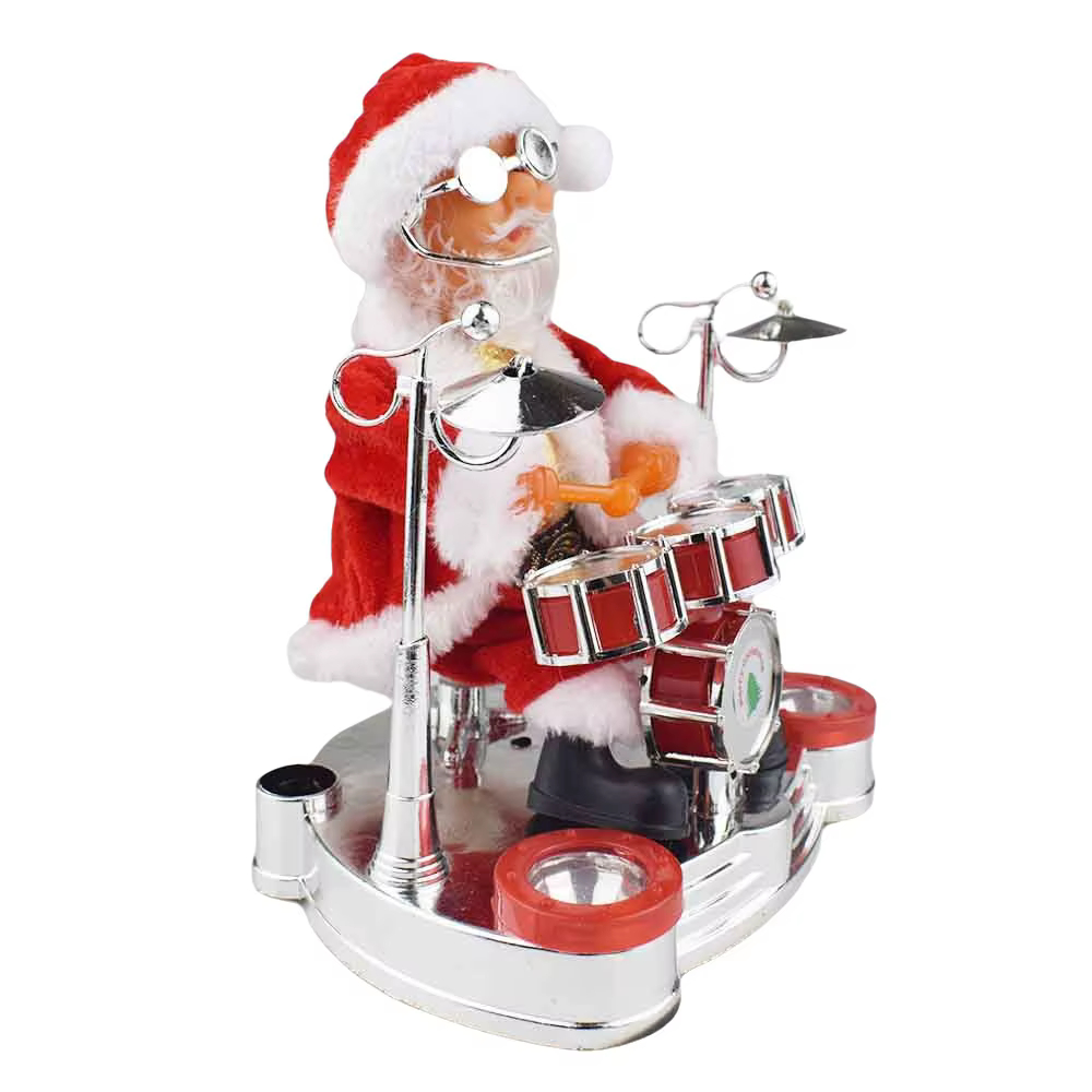 Χριστουγεννιάτικη Μουσική Φιγούρα Άγιος Βασίλης που Παίζει Μουσικό Όργανο με Κίνηση & Φως Χριστουγεννιάτικη Μουσική Φιγούρα Άγιος Βασίλης που Παίζει Μουσικό Όργανο με Κίνηση & Φως