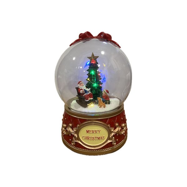 Χριστουγεννιάτικη Χιονόμπαλα Άγιος Βασίλης με Χριστουγεννιάτικο Δέντρο με Φως, Μουσική και Κίνηση Χριστουγεννιάτικη Χιονόμπαλα Άγιος Βασίλης με Χριστουγεννιάτικο Δέντρο με Φως, Μουσική και Κίνηση