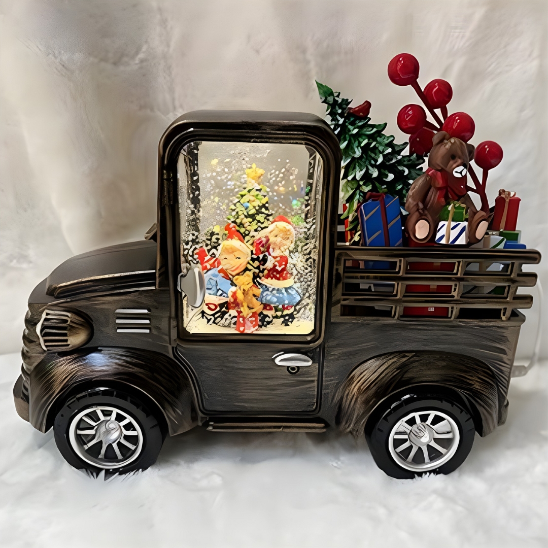 Χριστουγεννιάτικο Διακοσμητικό Φορτηγάκι με LED Φωτισμό & Χριστουγεννιάτικη Σκηνή 17 cm Χριστουγεννιάτικο Διακοσμητικό Φορτηγάκι με LED Φωτισμό & Χριστουγεννιάτικη Σκηνή 17 cm