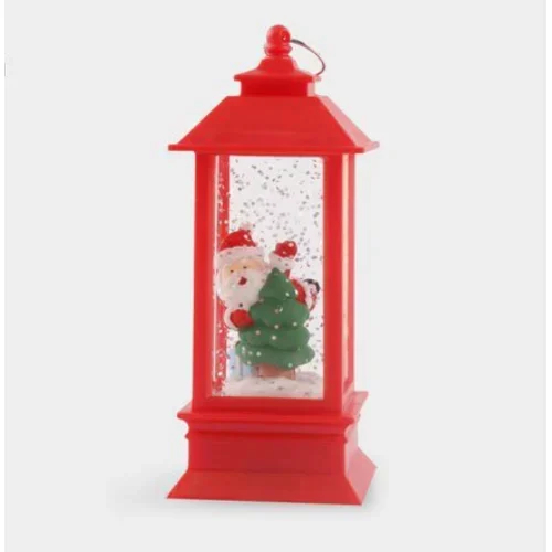 Χριστουγεννιάτικο Διακοσμητικό Φωτιζόμενο Φανάρι με τον Άγιο Βασίλη 12cm Χριστουγεννιάτικο Διακοσμητικό Φωτιζόμενο Φανάρι με τον Άγιο Βασίλη 12cm