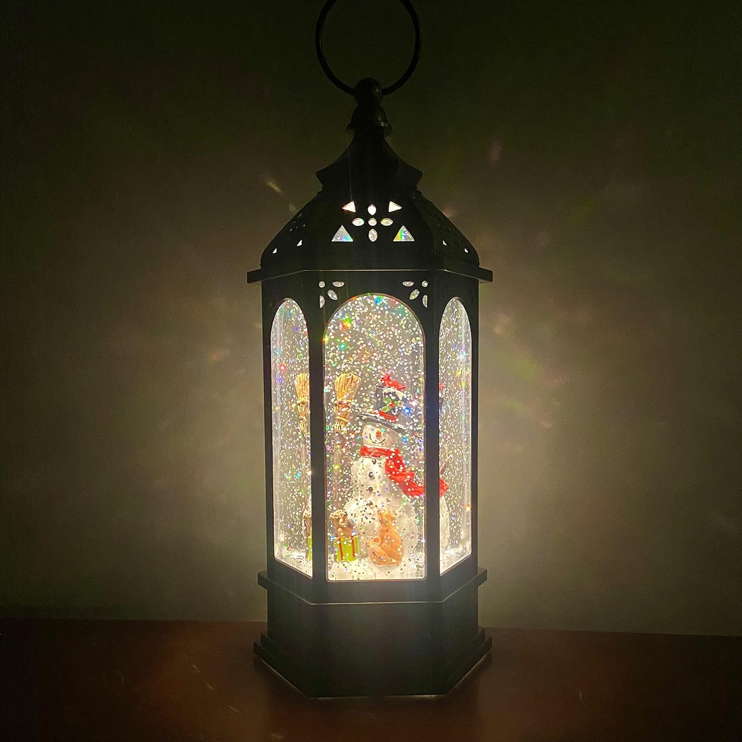 Χριστουγεννιάτικο Διακοσμητικό Φωτιζόμενο Φανάρι με Χιονάνθρωπο & Κινούμενο Χιόνι 23.2 x 10.2 x 9cm Χριστουγεννιάτικο Διακοσμητικό Φωτιζόμενο Φανάρι με Χιονάνθρωπο & Κινούμενο Χιόνι 23.2 x 10.2 x 9cm