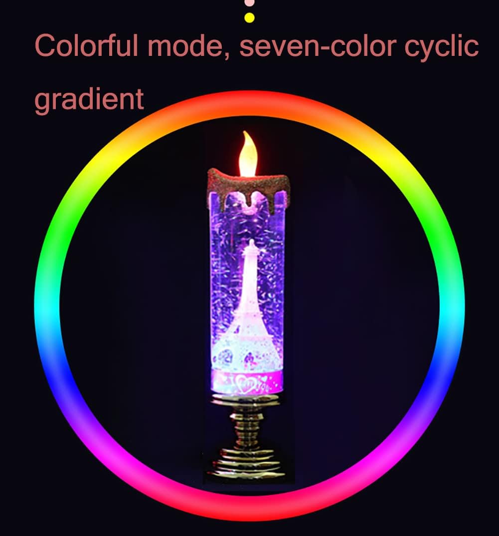 Χριστουγεννιάτικο Διακοσμητικό Φωτιζόμενο Κερί με Φλόγα LED - Πύργος του Άιφελ Χριστουγεννιάτικο Διακοσμητικό Φωτιζόμενο Κερί με Φλόγα LED - Πύργος του Άιφελ