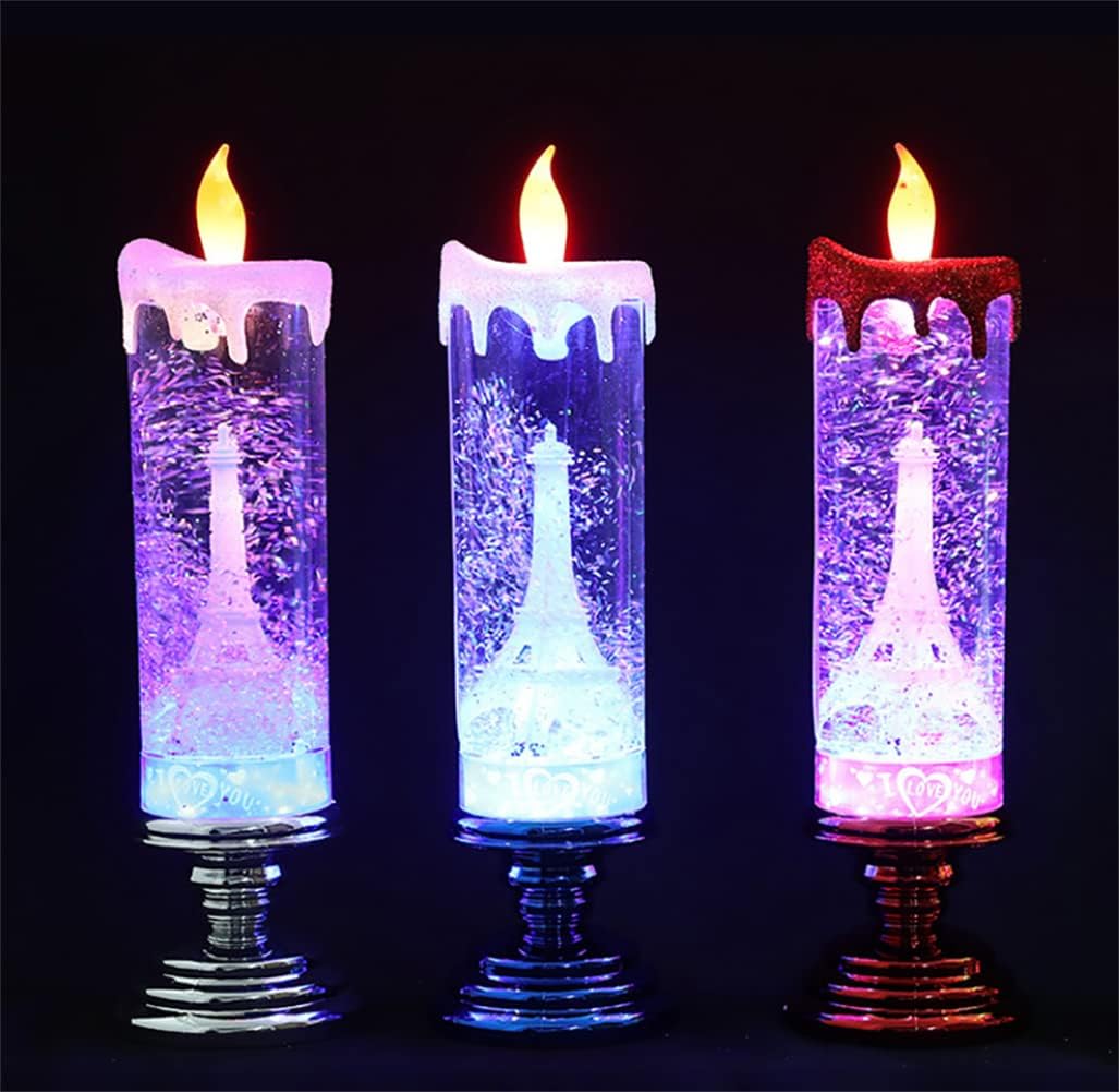 Χριστουγεννιάτικο Διακοσμητικό Φωτιζόμενο Κερί με Φλόγα LED - Πύργος του Άιφελ Χριστουγεννιάτικο Διακοσμητικό Φωτιζόμενο Κερί με Φλόγα LED - Πύργος του Άιφελ