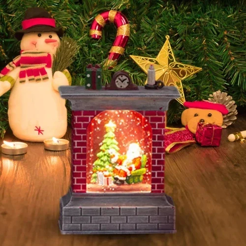 Χριστουγεννιάτικο Διακοσμητικό Φωτιζόμενο Τζάκι 12.8cm Χριστουγεννιάτικο Διακοσμητικό Φωτιζόμενο Τζάκι 12.8cm