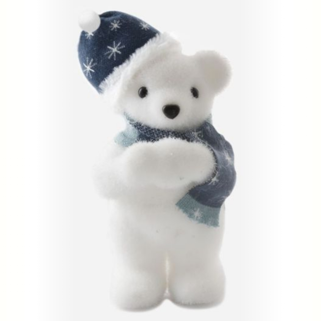 Χριστουγεννιάτικο Διακοσμητικό Πολικό Αρκουδάκι 33cm Χριστουγεννιάτικο Διακοσμητικό Πολικό Αρκουδάκι 33cm