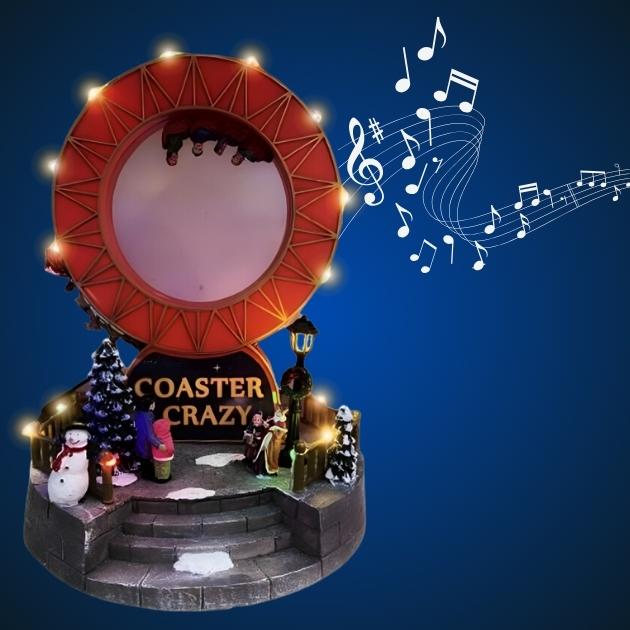 Χριστουγεννιάτικο Διακοσμητικό Τρενάκι Λούνα Παρκ - Με Μηχανισμό Κίνησης & Μουσική Χριστουγεννιάτικο Διακοσμητικό Τρενάκι Λούνα Παρκ - Με Μηχανισμό Κίνησης & Μουσική