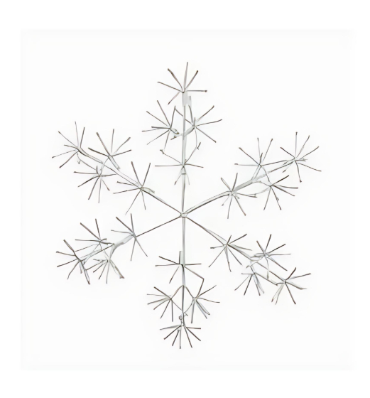 Χριστουγεννιάτικο Διακοσμητικό Χιονονιφάδα με 192 LED 50cm Χριστουγεννιάτικο Διακοσμητικό Χιονονιφάδα με 192 LED 50cm