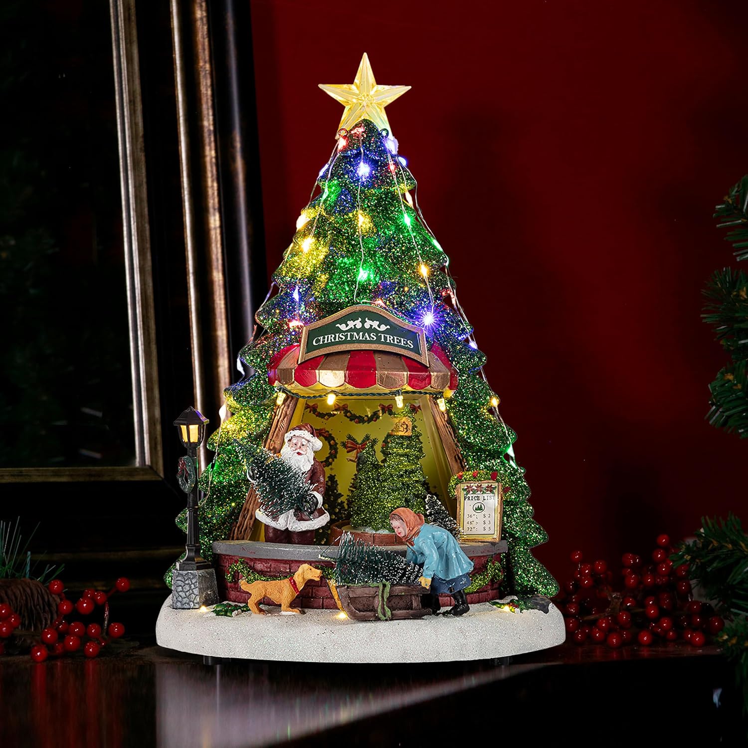 Χριστουγεννιάτικο Διακοσμητικό Χωριό με Μουσική και LED Φωτισμό Χριστουγεννιάτικο Διακοσμητικό Χωριό με Μουσική και LED Φωτισμό