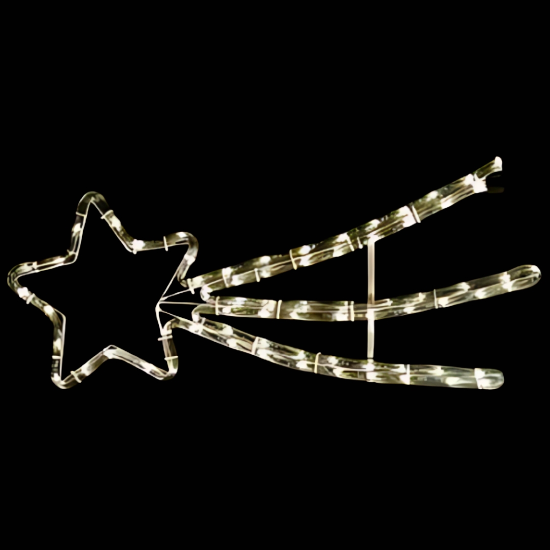 Χριστουγεννιάτικο Φωτεινό Αστέρι LED Φωτοσωλήνα – Θερμό Λευκό, 60x26cm Χριστουγεννιάτικο Φωτεινό Αστέρι LED Φωτοσωλήνα – Θερμό Λευκό, 60x26cm
