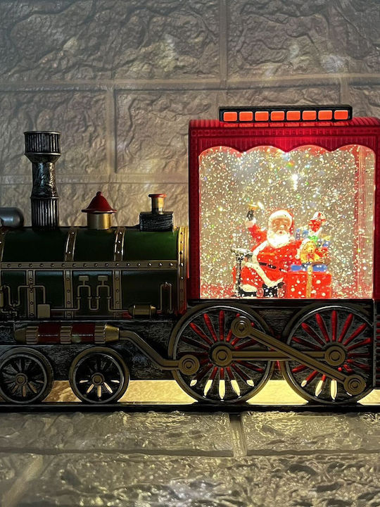 Χριστουγεννιάτικο Φωτιζόμενο Τρενάκι με Άγιο Βασίλη και Δώρα – Glitter Εφέ και LED Φωτισμός Χριστουγεννιάτικο Φωτιζόμενο Τρενάκι με Άγιο Βασίλη και Δώρα – Glitter Εφέ και LED Φωτισμός