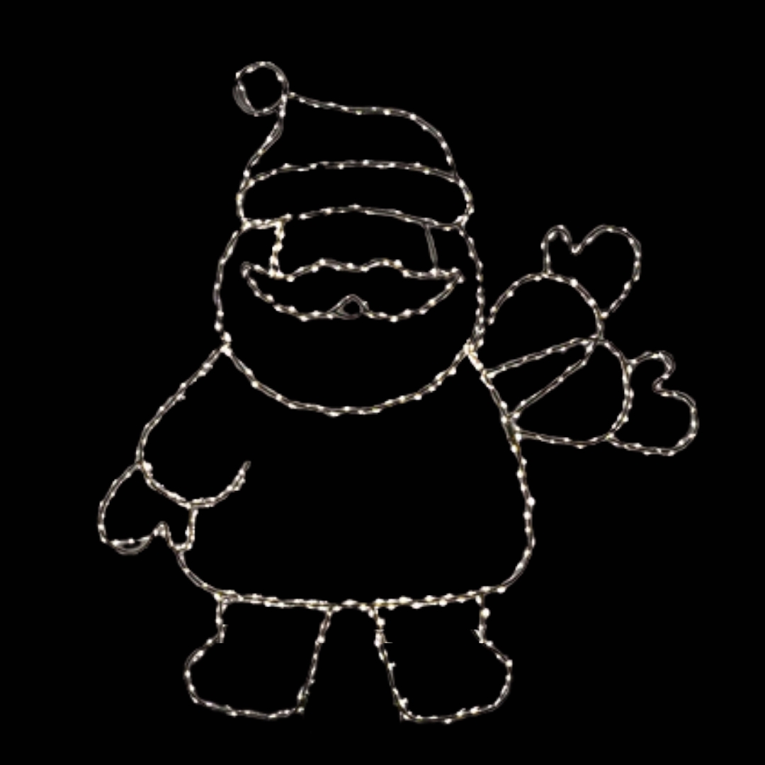 Χριστουγεννιάτικο LED Διακοσμητικό Άγιος Βασίλης με Κίνηση Χεριού - 300LED, 60x50cm, IP44 Χριστουγεννιάτικο LED Διακοσμητικό Άγιος Βασίλης με Κίνηση Χεριού - 300LED, 60x50cm, IP44