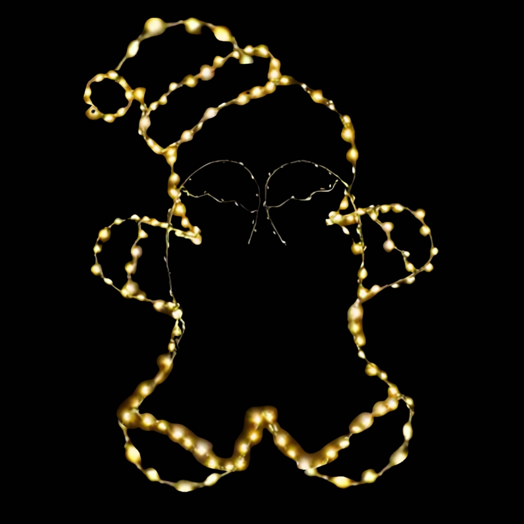 Χριστουγεννιάτικο LED Διακοσμητικό Gingerbread Man με Εφέ Κίνησης - 200LED, 35x50cm, IP44 Χριστουγεννιάτικο LED Διακοσμητικό Gingerbread Man με Εφέ Κίνησης - 200LED, 35x50cm, IP44