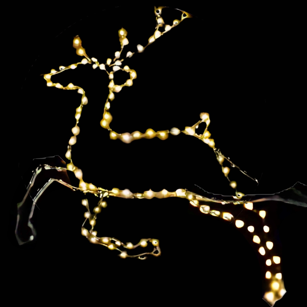 Χριστουγεννιάτικο LED Διακοσμητικό Ταρανδάκι με Εφέ Κίνησης - 160LED, 49x39cm, IP44 Χριστουγεννιάτικο LED Διακοσμητικό Ταρανδάκι με Εφέ Κίνησης - 160LED, 49x39cm, IP44