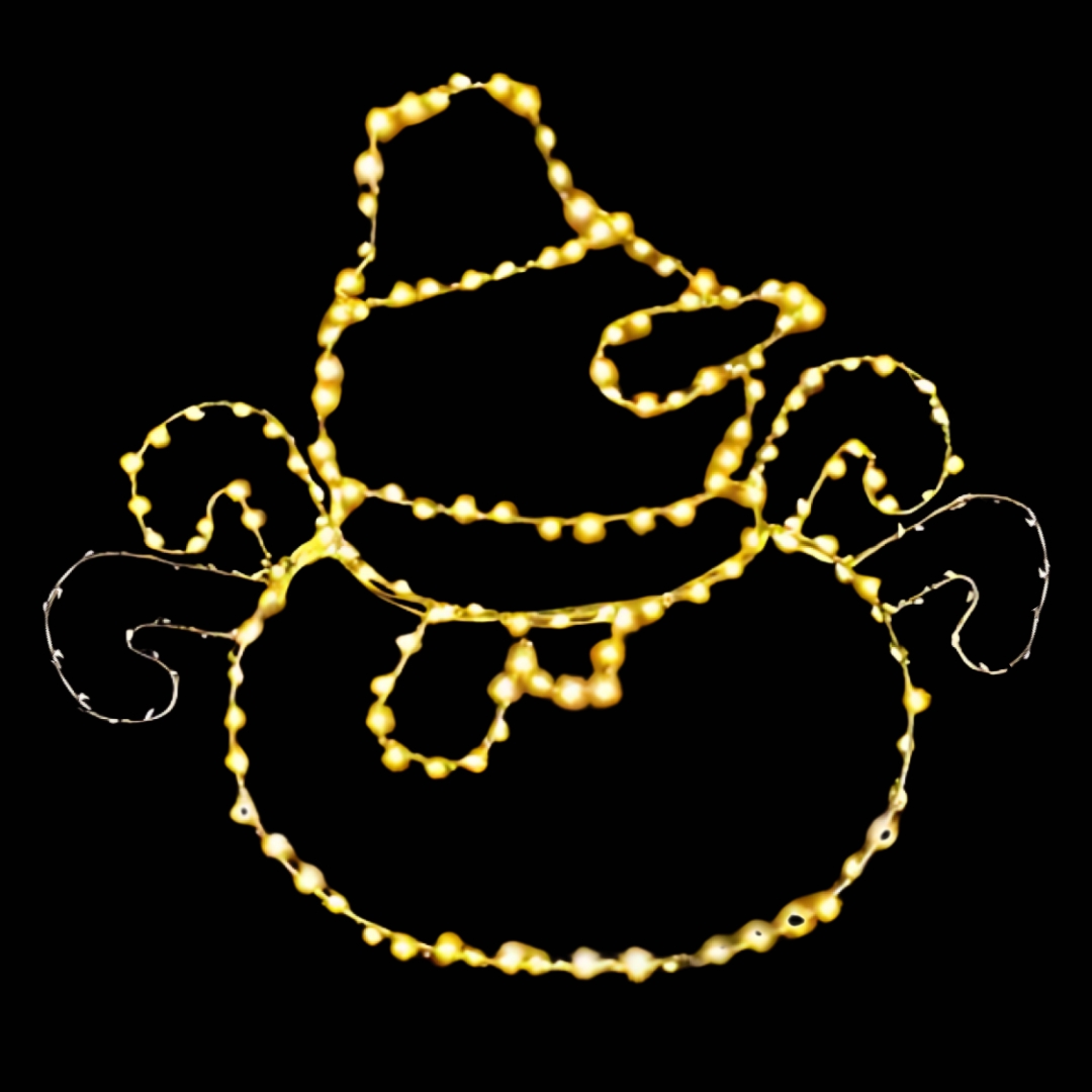 Χριστουγεννιάτικο LED Διακοσμητικό Χιονάνθρωπος με Εφέ Κίνησης - 192LED, 48x42cm, IP44 Χριστουγεννιάτικο LED Διακοσμητικό Χιονάνθρωπος με Εφέ Κίνησης - 192LED, 48x42cm, IP44