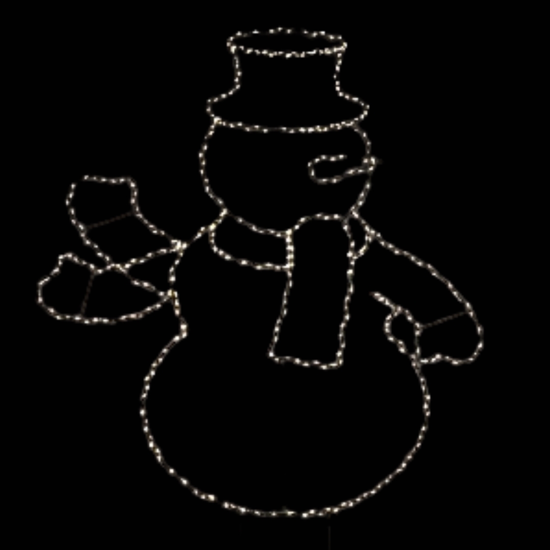 Χριστουγεννιάτικο LED Διακοσμητικό Χιονάνθρωπος με Κίνηση Χεριού - 250LED, 60x50cm, IP44 Χριστουγεννιάτικο LED Διακοσμητικό Χιονάνθρωπος με Κίνηση Χεριού - 250LED, 60x50cm, IP44