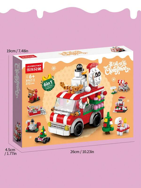 Χριστουγεννιάτικο Παιχνίδι - Τουβλάκια DIY Αυτοκινητάκι 6 σε 1 για παιδιά – 273 τμχ Χριστουγεννιάτικο Παιχνίδι - Τουβλάκια DIY Αυτοκινητάκι 6 σε 1 για παιδιά – 273 τμχ