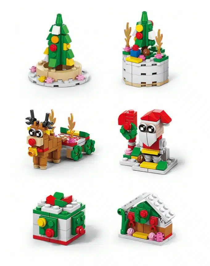 Χριστουγεννιάτικο Παιχνίδι - Τουβλάκια DIY Τούρτα 6 σε 1 για παιδιά – 288 τμχ Χριστουγεννιάτικο Παιχνίδι - Τουβλάκια DIY Τούρτα 6 σε 1 για παιδιά – 288 τμχ