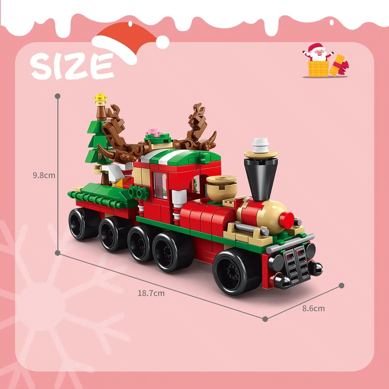 Χριστουγεννιάτικο Παιχνίδι - Τουβλάκια DIY Τρενάκι 6 σε 1 για παιδιά – 270τμχ Χριστουγεννιάτικο Παιχνίδι - Τουβλάκια DIY Τρενάκι 6 σε 1 για παιδιά – 270τμχ