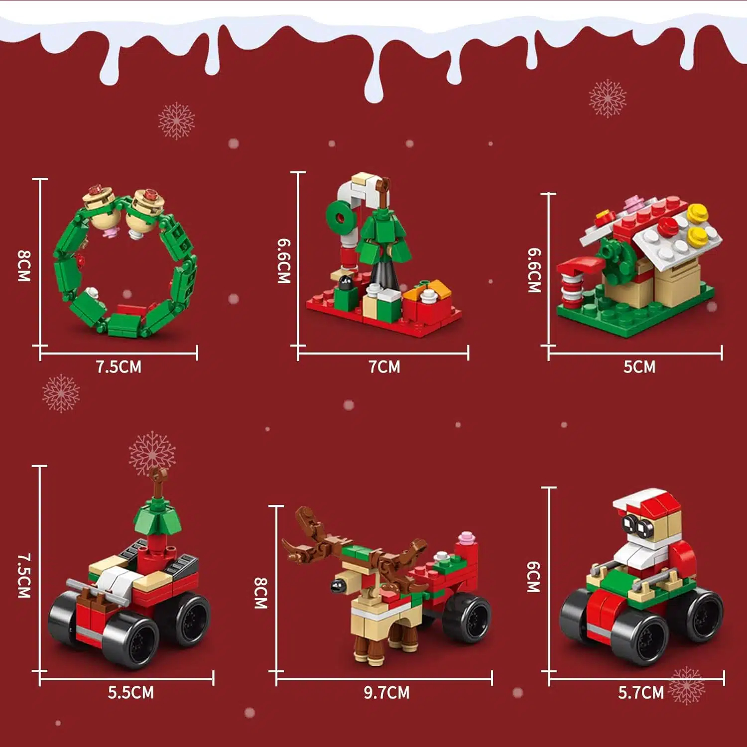 Χριστουγεννιάτικο Παιχνίδι - Τουβλάκια DIY Τρενάκι 6 σε 1 για παιδιά – 270τμχ Χριστουγεννιάτικο Παιχνίδι - Τουβλάκια DIY Τρενάκι 6 σε 1 για παιδιά – 270τμχ