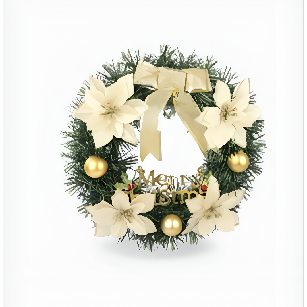 Χριστουγεννιάτικο Στεφάνι 30cm με Χρυσά Στολίδια και Λουλούδια – Πολυτελής Διακόσμηση Εσωτερικού Χώρου Χριστουγεννιάτικο Στεφάνι 30cm με Χρυσά Στολίδια και Λουλούδια – Πολυτελής Διακόσμηση Εσωτερικού Χώρου