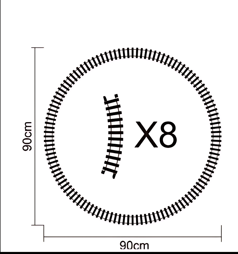 Χριστουγεννιάτικο Τρενάκι με Κίνηση και Μουσική Σετ 13 Τεμαχίων Χριστουγεννιάτικο Τρενάκι με Κίνηση και Μουσική Σετ 13 Τεμαχίων
