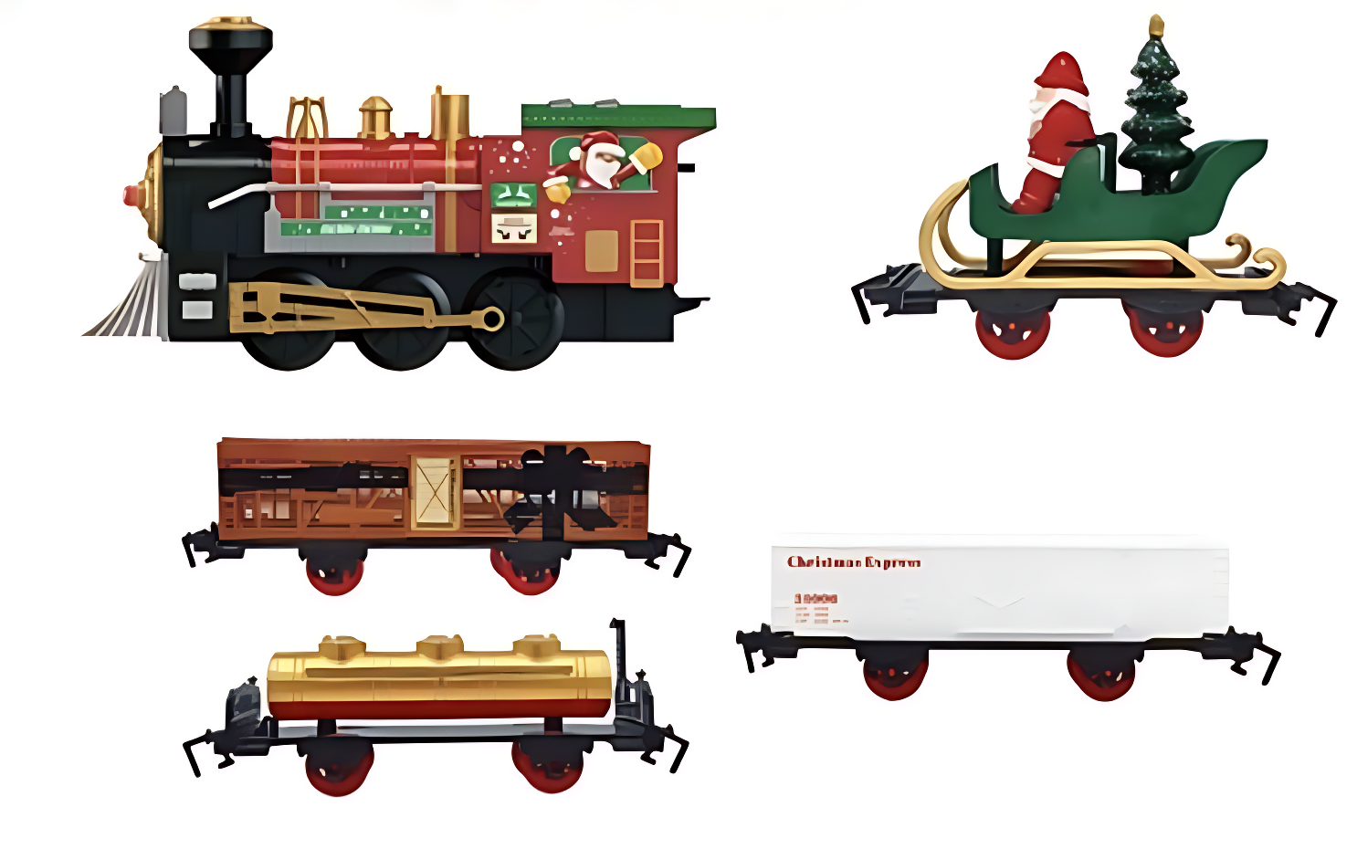 Χριστουγεννιάτικο Τρενάκι με Κίνηση και Μουσική – Σετ 18 Τεμαχίων με Ήχο και Διαδρομή 156×90 εκ. Χριστουγεννιάτικο Τρενάκι με Κίνηση και Μουσική – Σετ 18 Τεμαχίων με Ήχο και Διαδρομή 156×90 εκ.