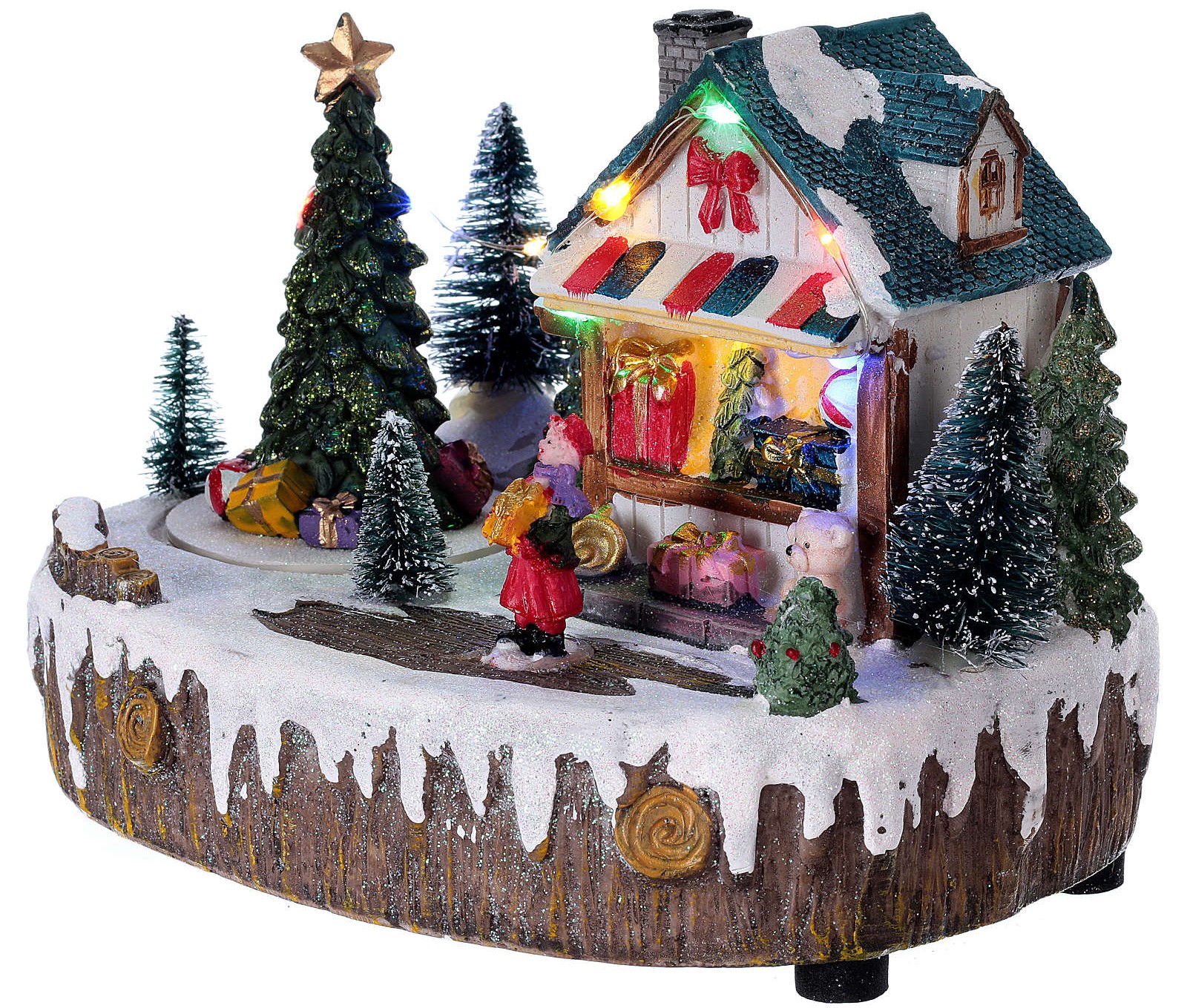 Χριστουγεννιάτικο Χωριό με Δέντρο, Κίνηση, LED Φωτισμό και Μουσική Χριστουγεννιάτικο Χωριό με Δέντρο, Κίνηση, LED Φωτισμό και Μουσική