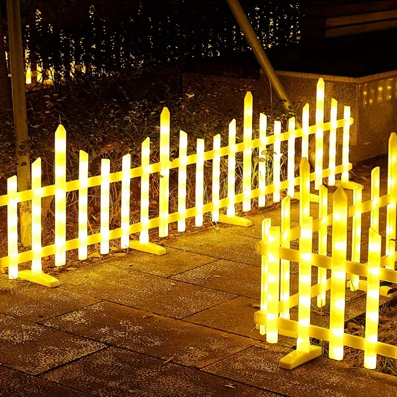 Χριστουγεννιάτικος Διακοσμητικός Φράχτης με 160 LED Θερμού Λευκού Φωτισμού 28 x 35cm & Καλώδιο 3m, IP44 Χριστουγεννιάτικος Διακοσμητικός Φράχτης με 160 LED Θερμού Λευκού Φωτισμού 28 x 35cm & Καλώδιο 3m, IP44