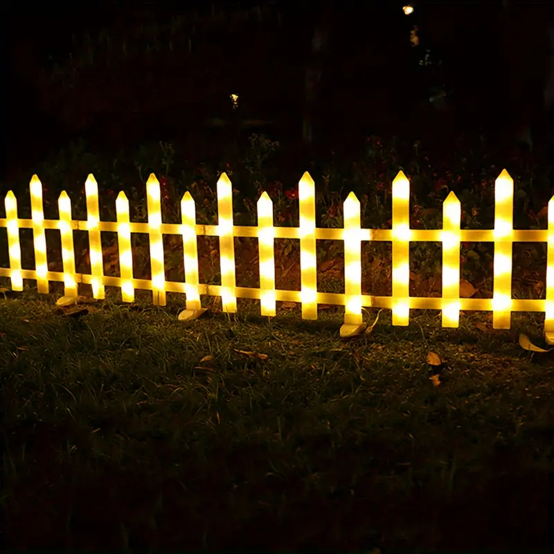 Χριστουγεννιάτικος Διακοσμητικός Φράχτης με 160 LED Θερμού Λευκού Φωτισμού 28 x 35cm & Καλώδιο 3m, IP44 Χριστουγεννιάτικος Διακοσμητικός Φράχτης με 160 LED Θερμού Λευκού Φωτισμού 28 x 35cm & Καλώδιο 3m, IP44