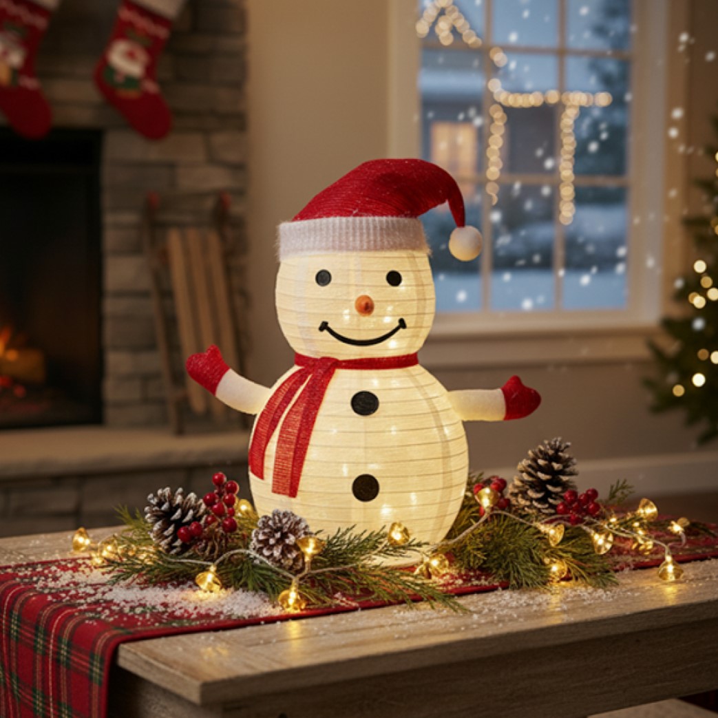 Χριστουγεννιάτικος Διακοσμητικός Χιονάνθρωπος 70cm με 50 LED Θερμού Λευκού Φωτισμού - AIGOSTAR Χριστουγεννιάτικος Διακοσμητικός Χιονάνθρωπος 70cm με 50 LED Θερμού Λευκού Φωτισμού - AIGOSTAR