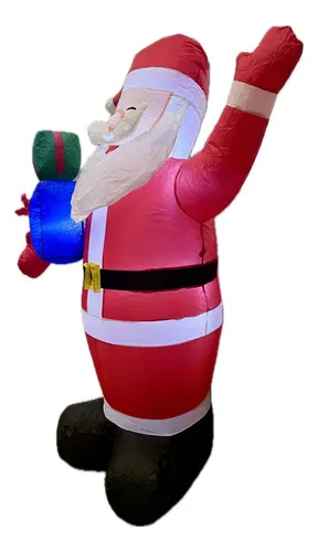 Χριστουγεννιάτικος Φουσκωτός Άγιος Βασίλης με Δώρα Φωτιζόμενος με LED 180cm Χριστουγεννιάτικος Φουσκωτός Άγιος Βασίλης με Δώρα Φωτιζόμενος με LED 180cm