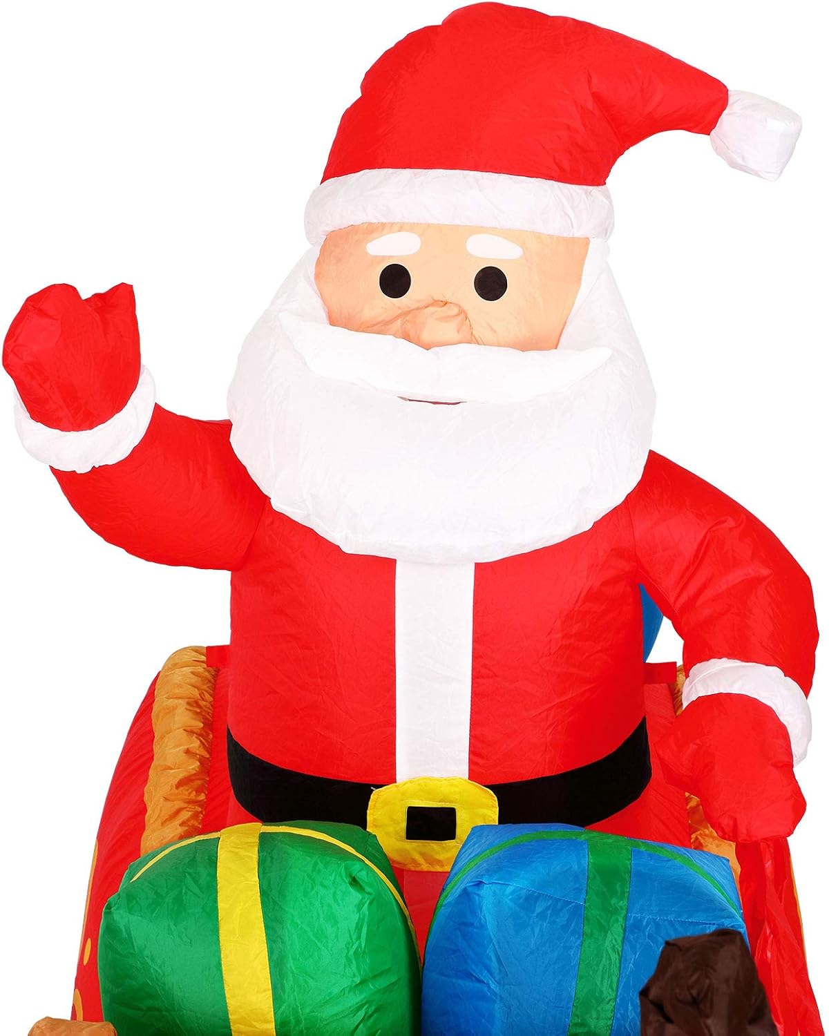 Χριστουγεννιάτικος Φουσκωτός Φωτιζόμενος Άγιος Βασίλης με Έλκηθρο και Ταράνδους 240 cm Χριστουγεννιάτικος Φουσκωτός Φωτιζόμενος Άγιος Βασίλης με Έλκηθρο και Ταράνδους 240 cm