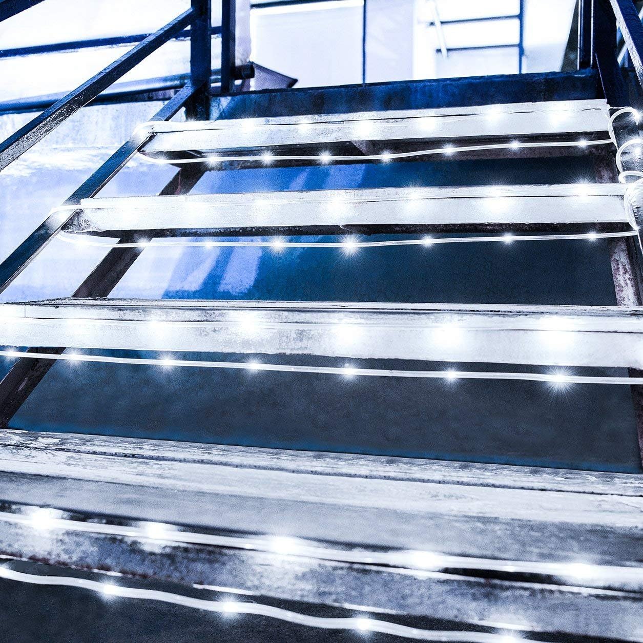 Χριστουγεννιάτικος Ηλιακός Φωτοσωλήνας 10m Ψυχρού Λευκού Φωτισμού Χριστουγεννιάτικος Ηλιακός Φωτοσωλήνας 10m Ψυχρού Λευκού Φωτισμού