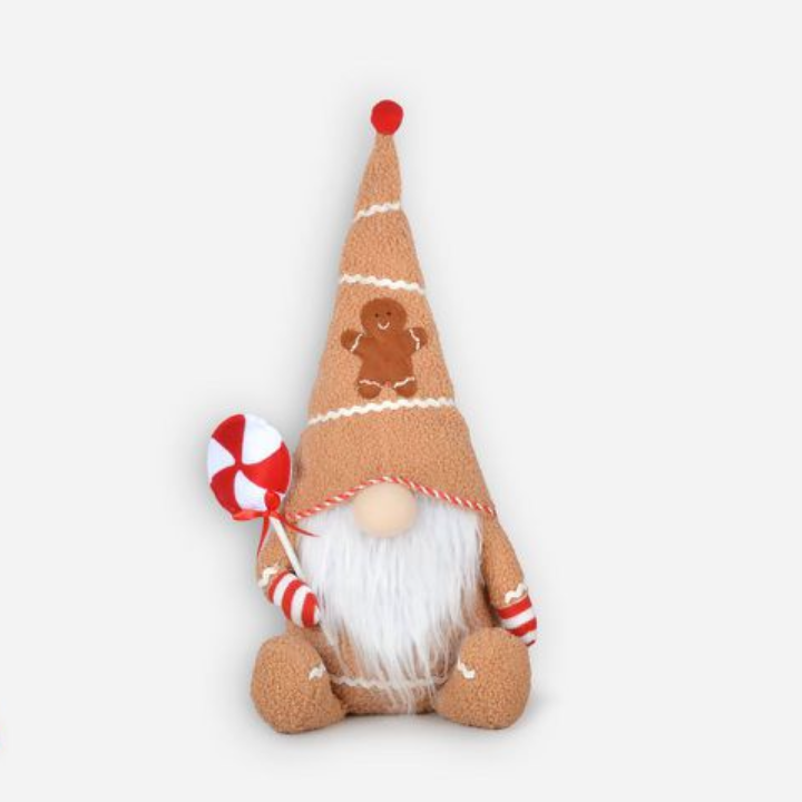 Χριστουγεννιάτικος Νάνος Gingerbread 21.5×33cm – Διακοσμητική Υφασμάτινη Κούκλα Χριστουγεννιάτικος Νάνος Gingerbread 21.5×33cm – Διακοσμητική Υφασμάτινη Κούκλα