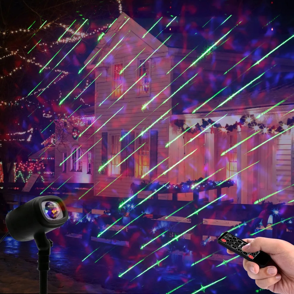 Χριστουγεννιάτικος Προβολέας Βροχής Μετεωριτών και Γαλαξιών RGBW Laser - Αδιάβροχος Προτζέκτορας με Τηλεχειριστήριο Χριστουγεννιάτικος Προβολέας Βροχής Μετεωριτών και Γαλαξιών RGBW Laser - Αδιάβροχος Προτζέκτορας με Τηλεχειριστήριο