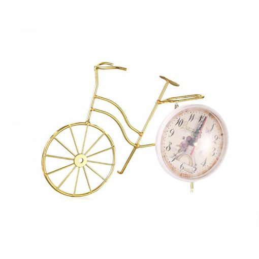 Χρυσό Επιτραπέζιο Διακοσμητικό Ρολόι Ποδήλατο 18.5 x 26.5 εκ. Χρυσό Επιτραπέζιο Διακοσμητικό Ρολόι Ποδήλατο 18.5 x 26.5 εκ.